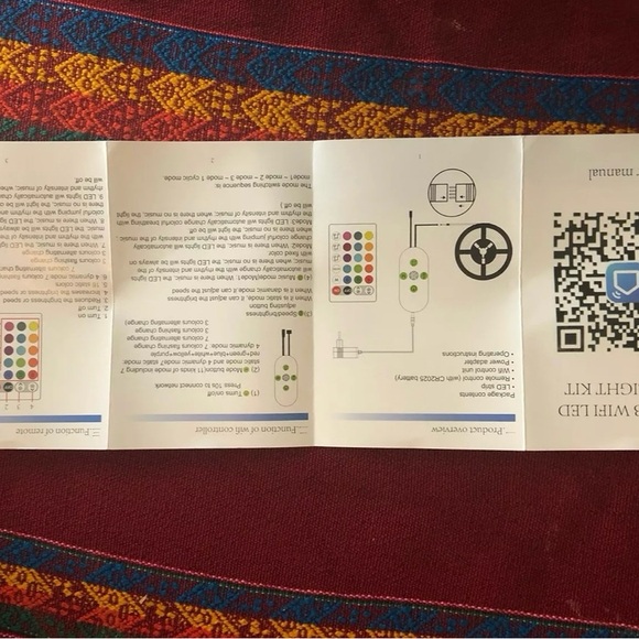 Goodoor LED Strip Lights 32.8ft LED Light Strip 5050 RGB Music Sync String Light - Picture 3 of 4